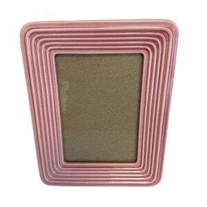 Fiesta Fiestaware Ceramic Pink Picture Frame 5"x7" By The Weston Gallery